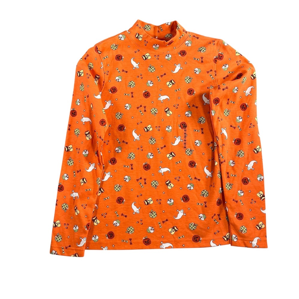 Mountain Lake NWOT Mockneck Long Sleeve Orange Halloween Top Size Medium